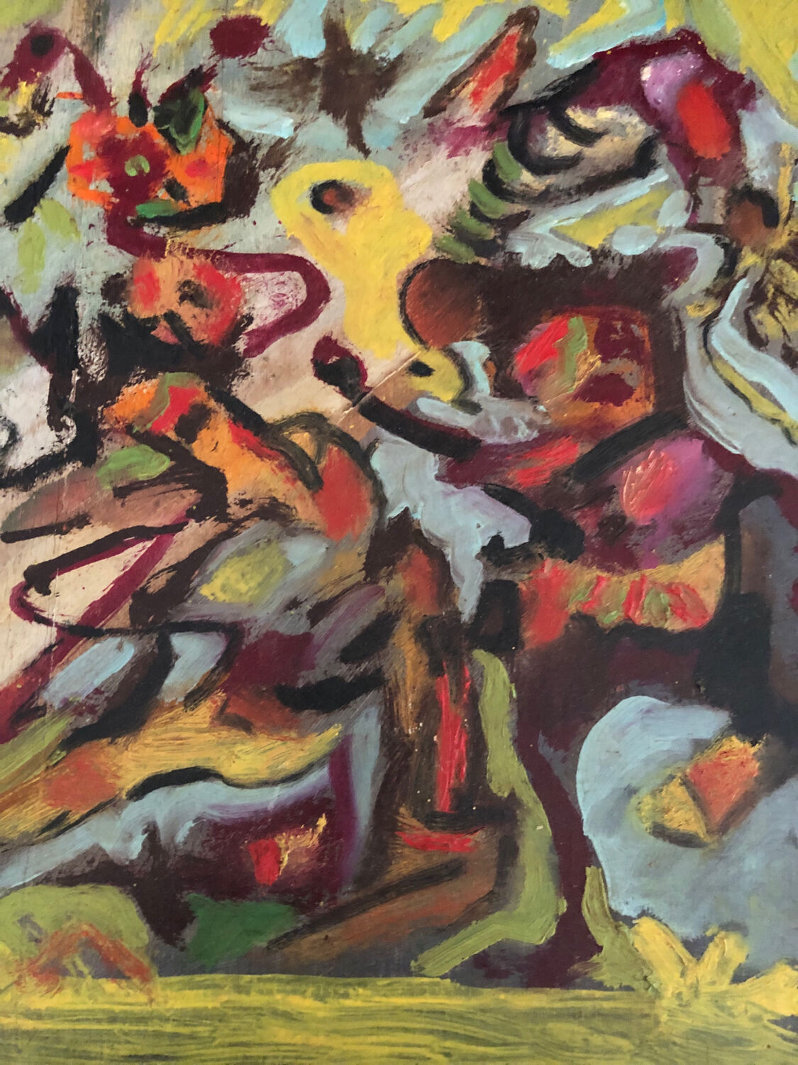 Pretty Tahitian gouache