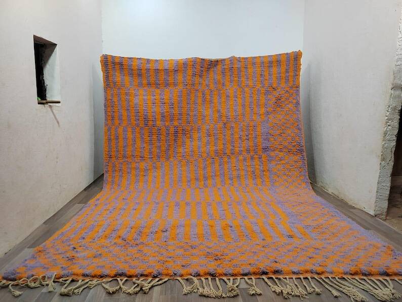 Moroccan Boujaad rug in wool, 200cm x 300cm