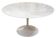 Eero saarinen & knoll international ,table « tulip » 137 cm arabescato