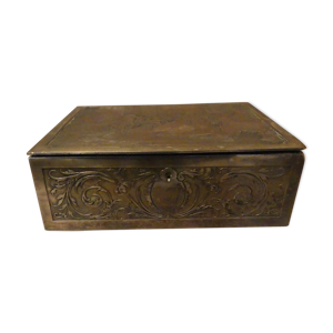 Coffret a bijoux métal argenté
