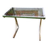 Small chrome console, 1970s design