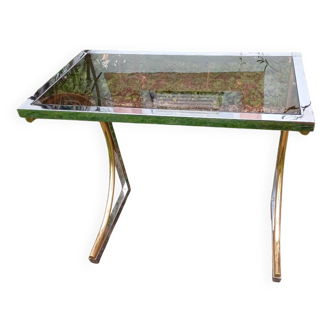 Petite Console chromé design 1970