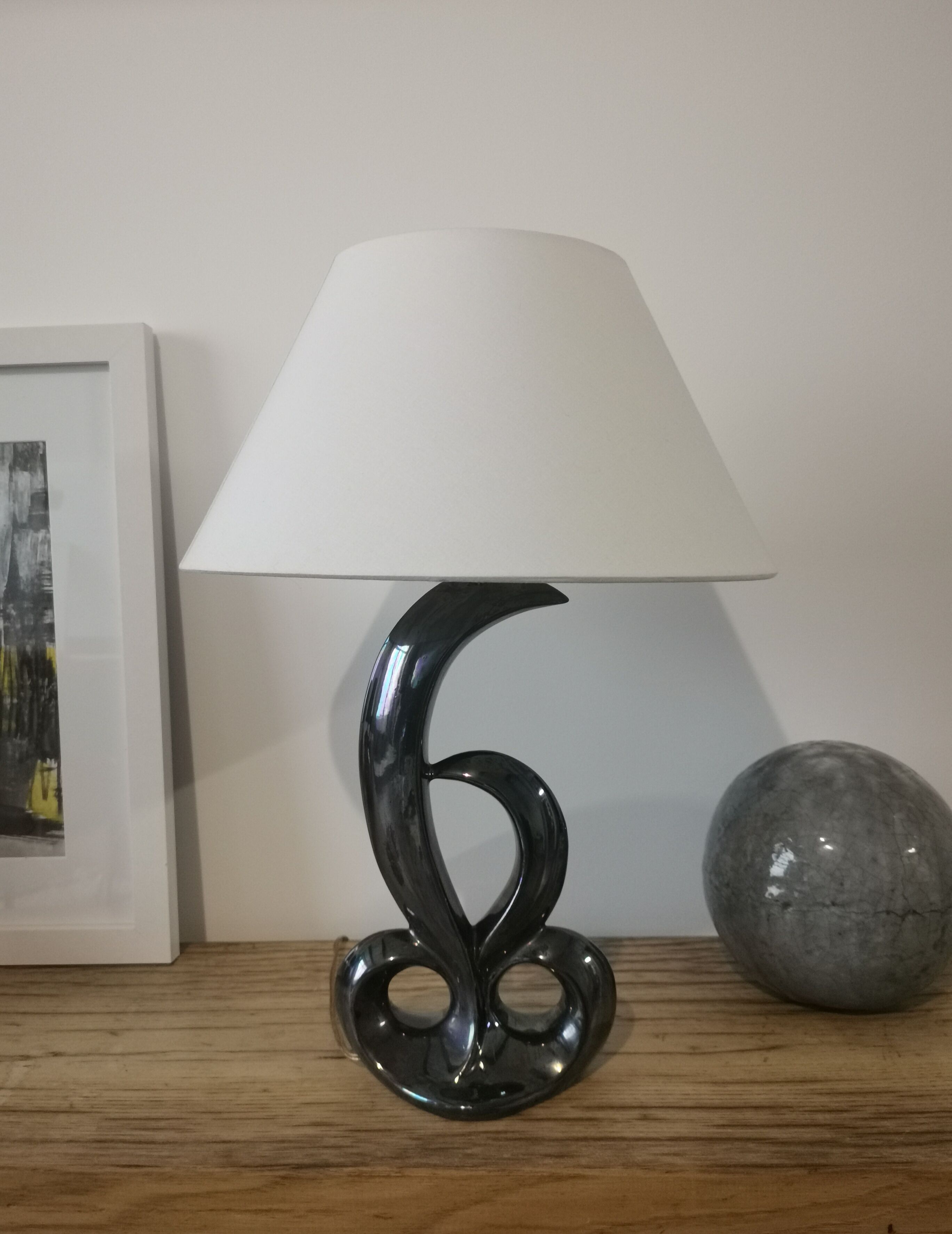 French table lamp 50s / collection / French ceramics / 50s / 1950s / vintage