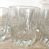 Verres à whisky, verres à eau dépareillés