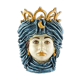 Sky blue crown vase woman
