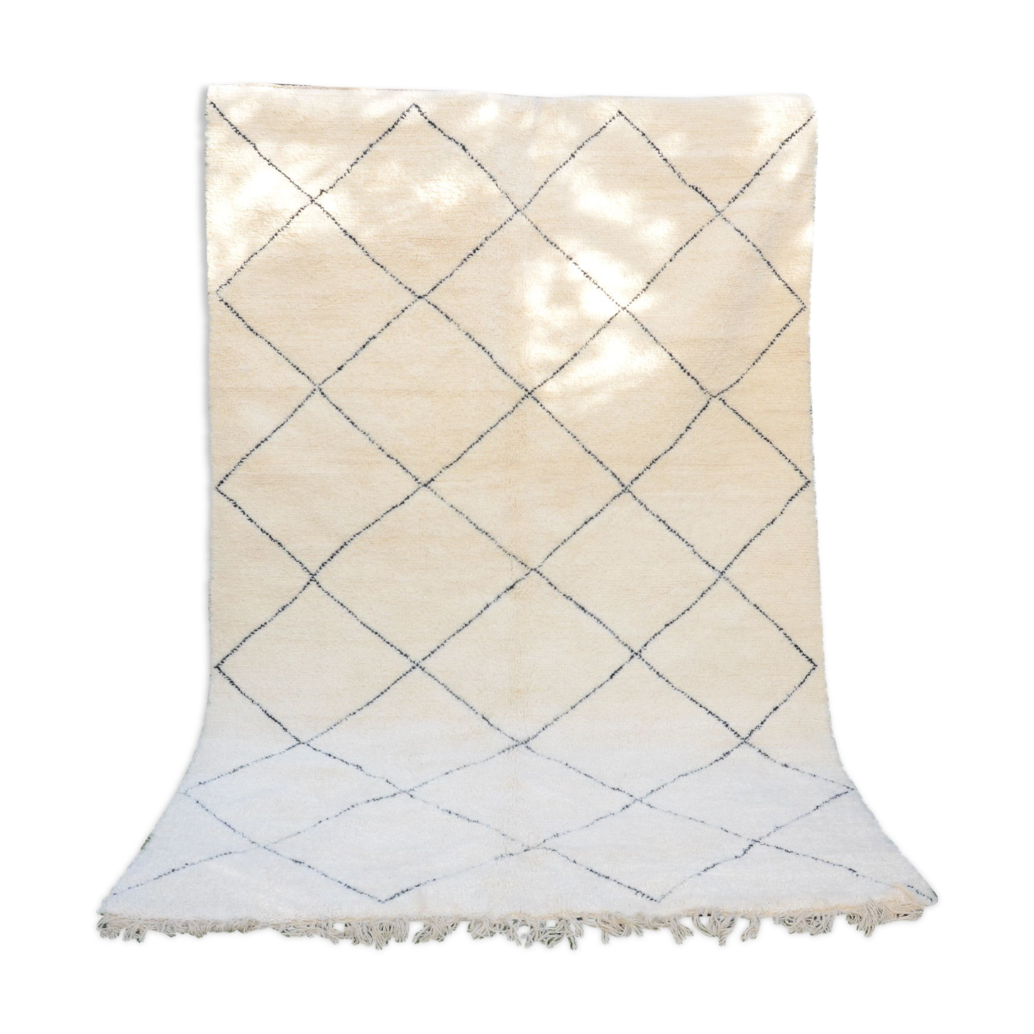 Tapis berbère beni ouarain losange 205x315 cm