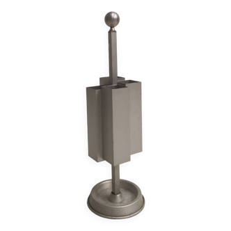 Aluminum umbrella stand design 1970 vintage