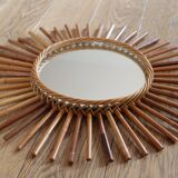 Rattan sun mirror 400mm
