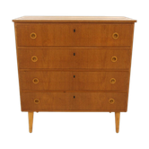Scandinavian teak chest of drawers, Sweden, 1960