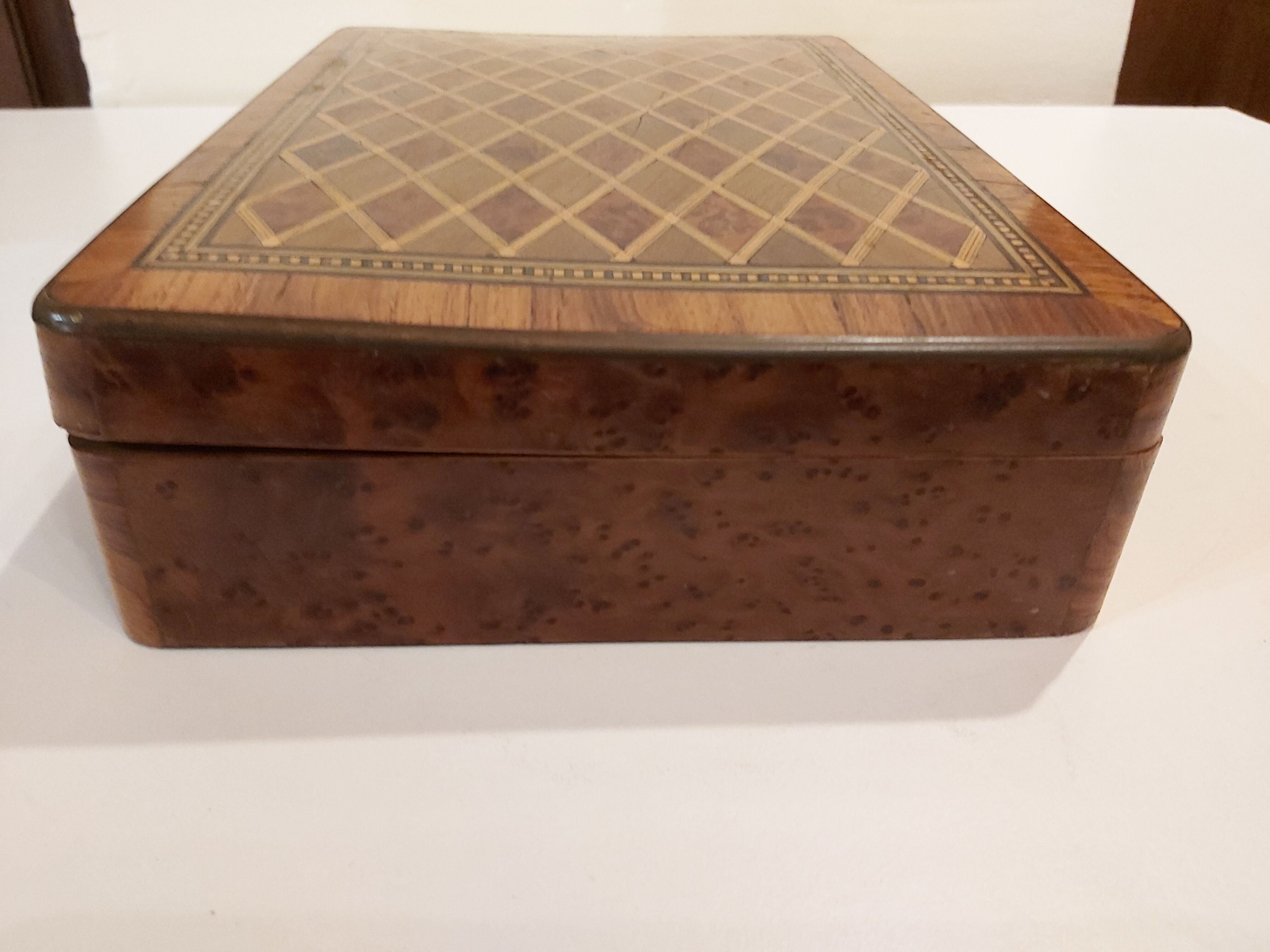 Coffret en marqueterie XIX ème