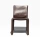 CAB 412 chair by Mario Bellini, Cassina, vintage brown saddle leather.