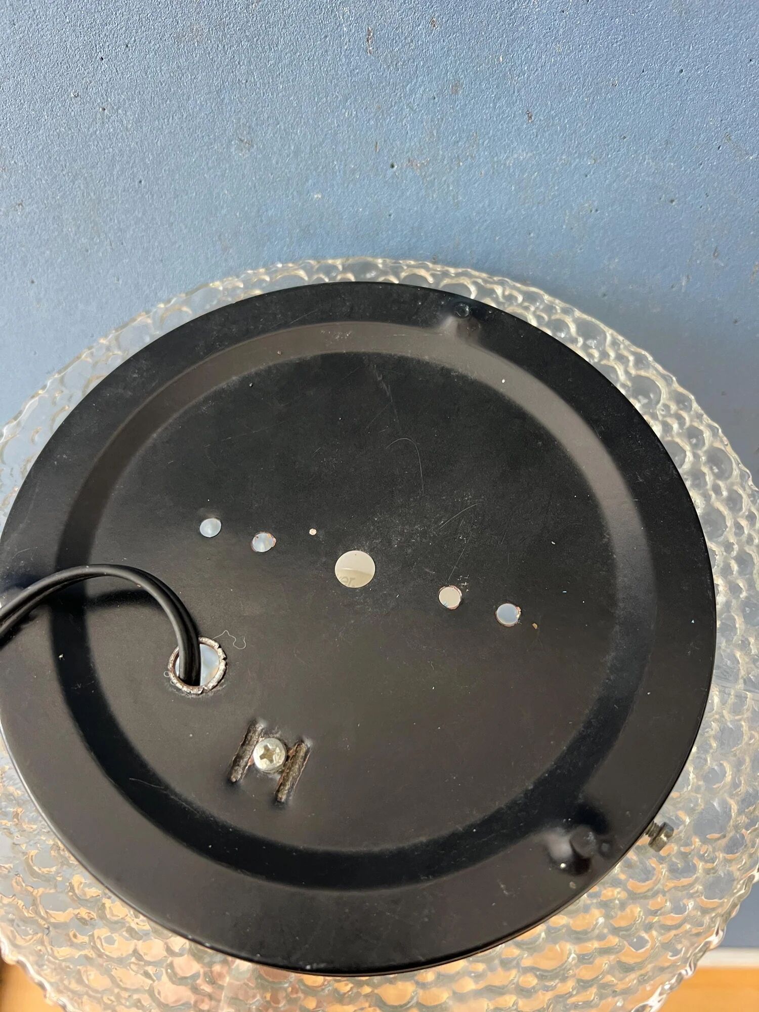 Helena Tynell Glashütte vintage glass ceiling light