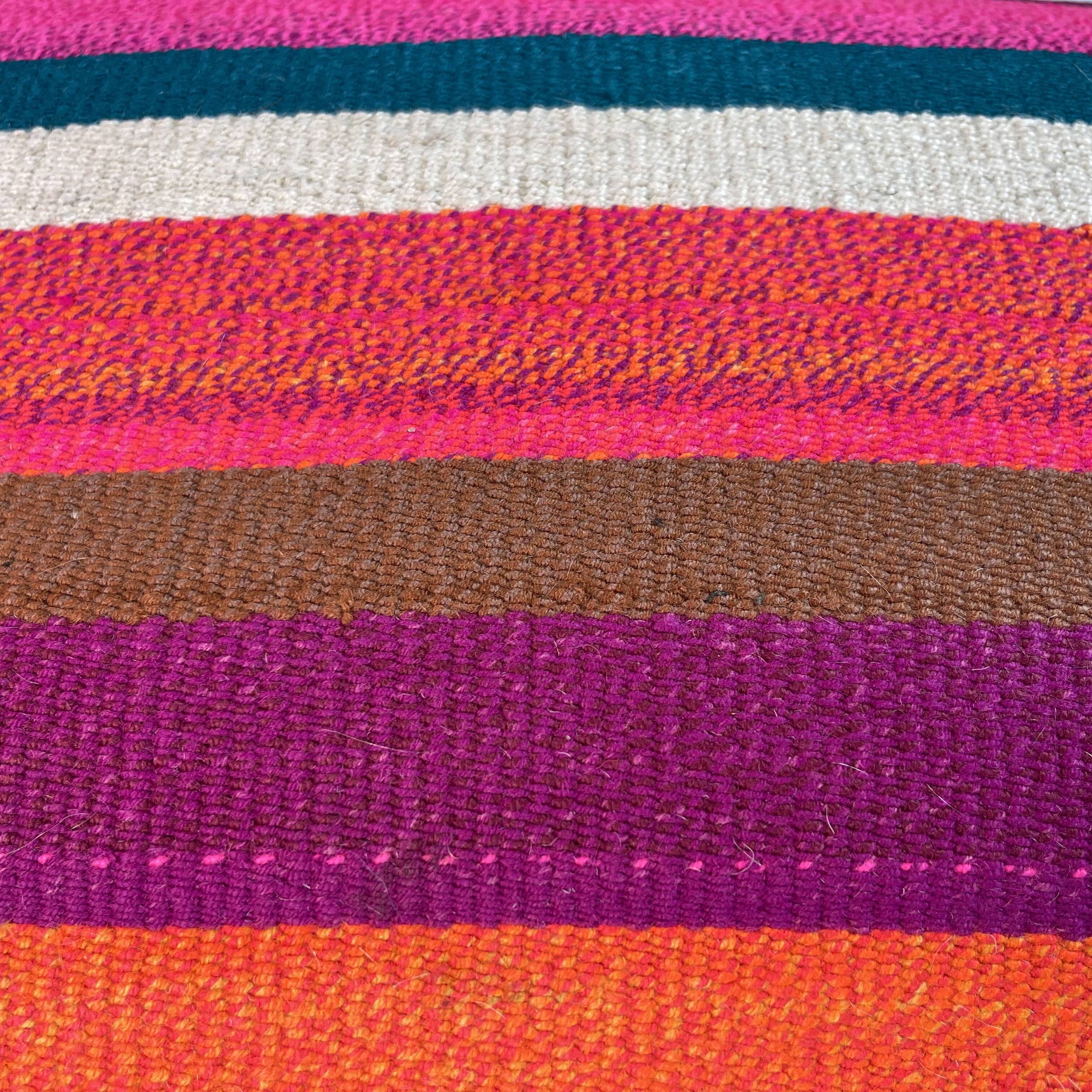 Vintage turkish handmade kilim cushion cover , 30 x 50 cm