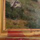 Oil on canvas representing Plounéour-Trez by Georges Levreau early 20th century