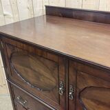 1950s English mahogany chest of drawers