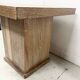Art Deco coffee table in limed oak, 20th century