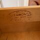Maple stamped chest of drawers