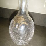 Pretty little glass and tin carafe