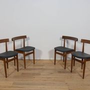 Mid-Century Teak Dining Table & Chairs by Hans Olsen for Frem Røjle.
