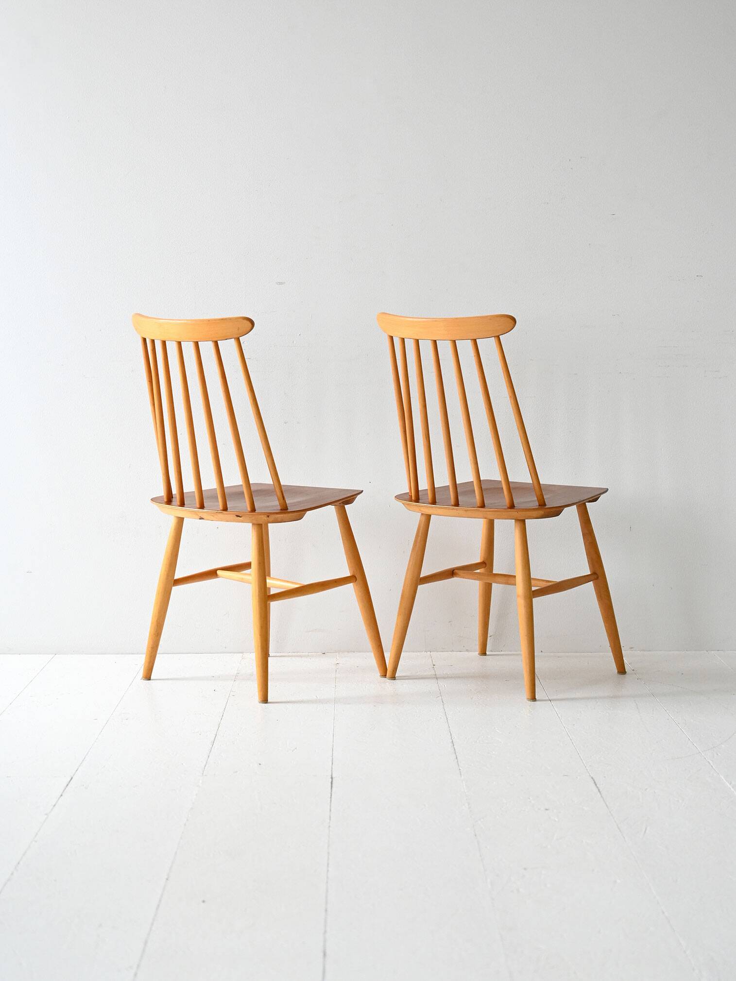 Paire de chaises scandinaves Fanett par Ilmari Tapiovaara