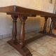 Grande table monastère en noyer français – 220 × 90 cm
