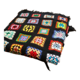 Blanket or patchwork crochet plaid