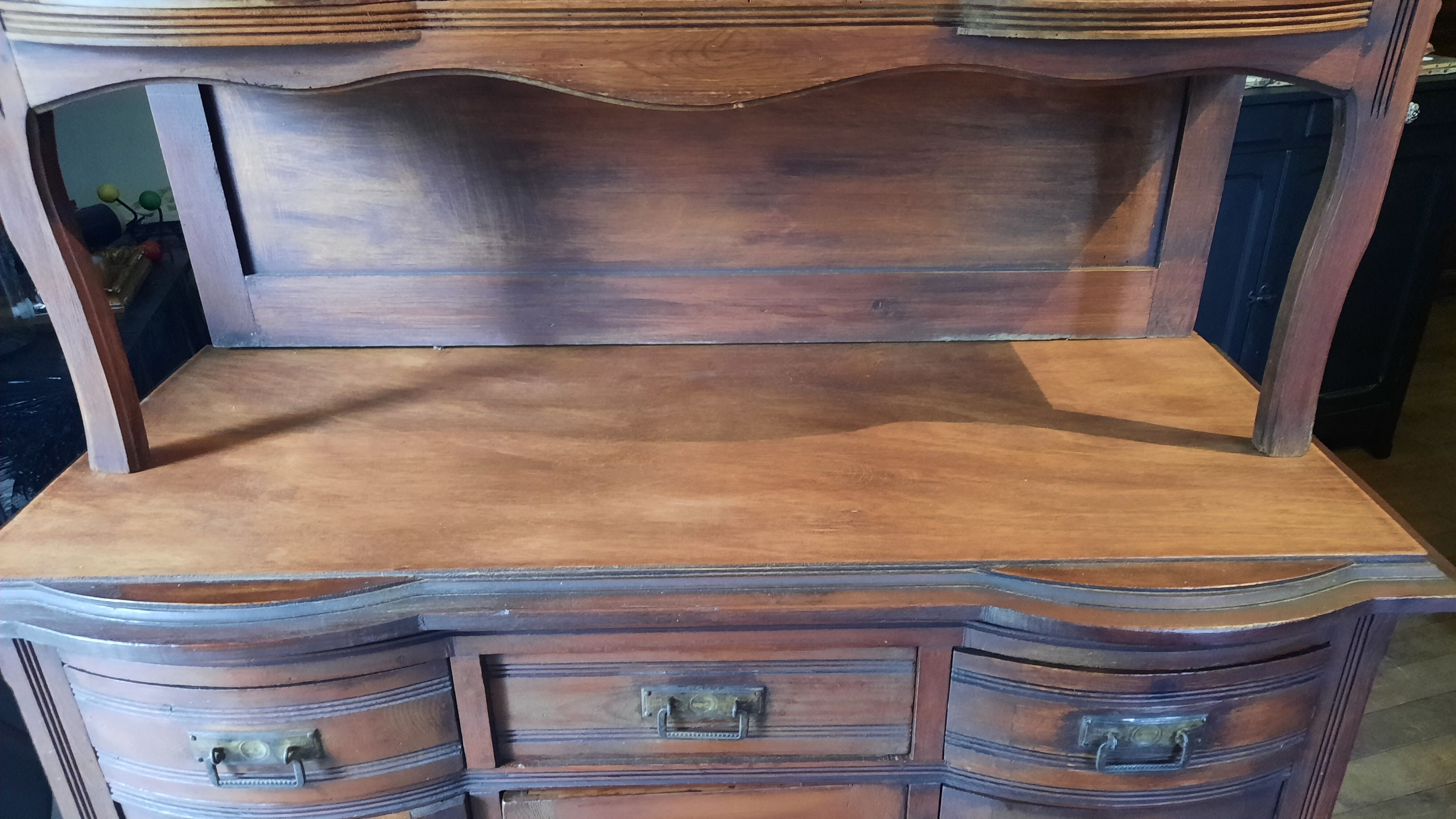 Two-body art deco style sideboard
