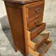 Commode semainier, bois massif, vintage, années 60