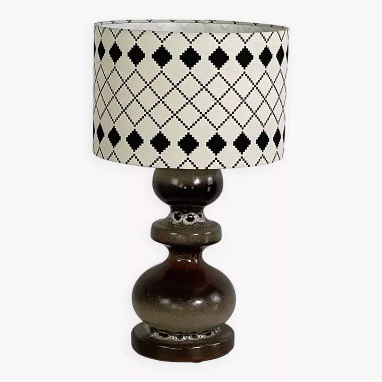 Lampe vintage en céramique