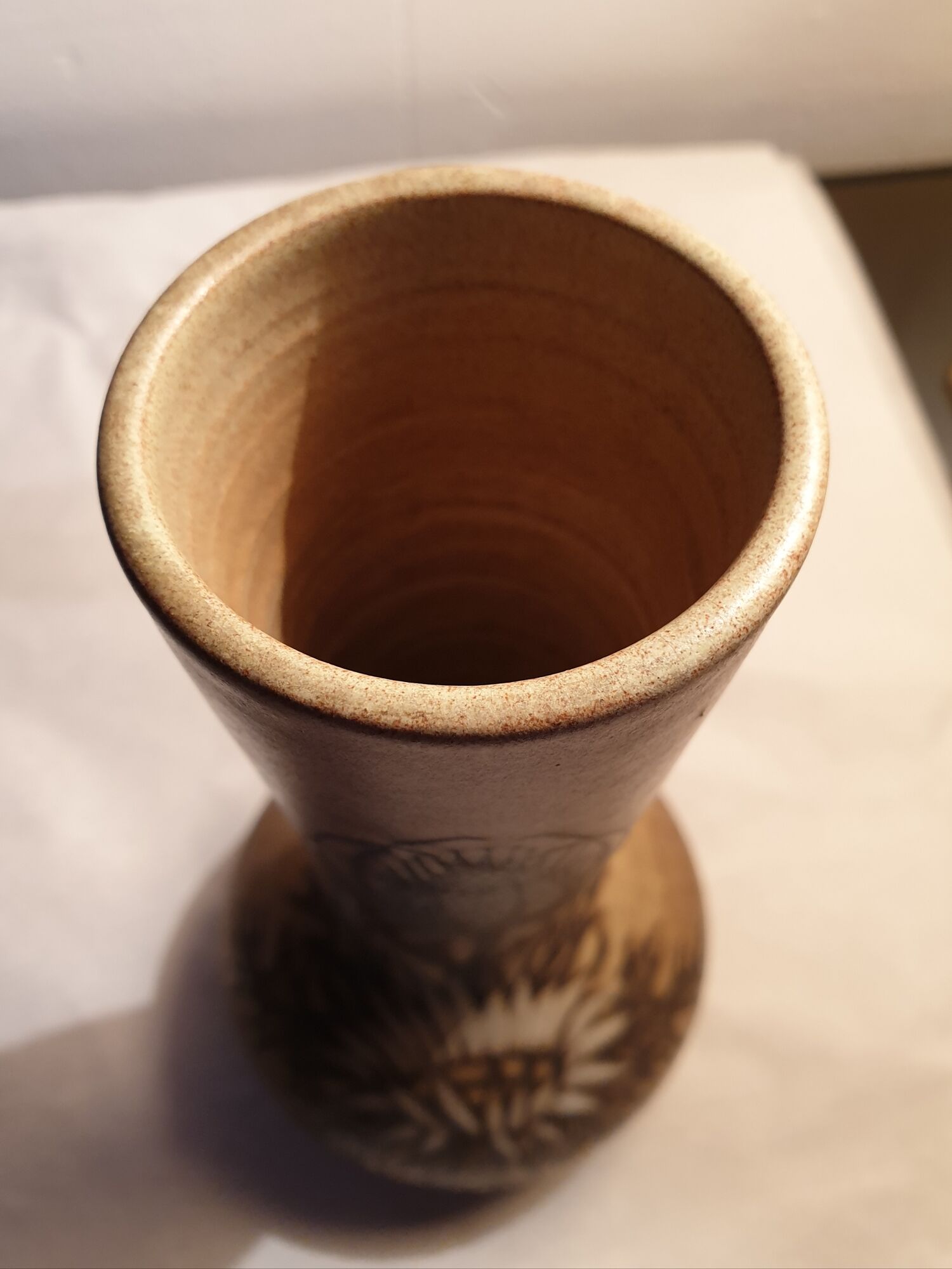 Vase Fonck and Mateo céramique Vallauris vintage