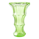 Art Deco vase, uranium glass, Bohemia, Czechoslovakia, 1930s