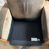 Massot leather club chair