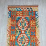 Handmade Persian Gashqaï corridor rug