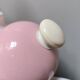 Théière tisanière vintage porcelaine cloche rose guy degrenne salam