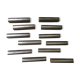 Set of 12 wooden and metal art deco style knife carriers
