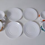 4 arcopal LOTUS cups