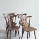 4 chaises bistrot rustiques