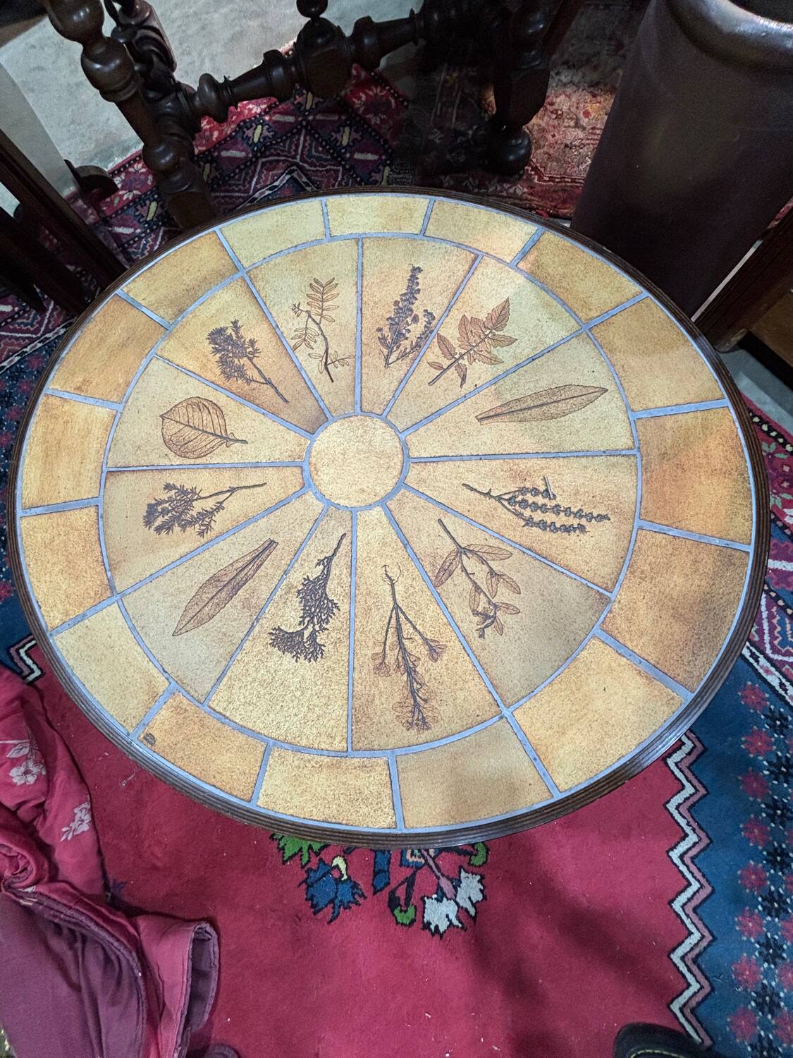 Table basse “Les herbiers” par Capron