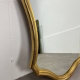 Gilded mirror carved wood, shell, classic style