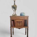 Walnut and green marble sideboard – Louis XVI style – Early 19th century