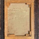 Hst painting "lake orta" cusio italy pino pessina da castanedo (1911 / 1991)