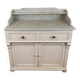 Marble top bathroom cabinet