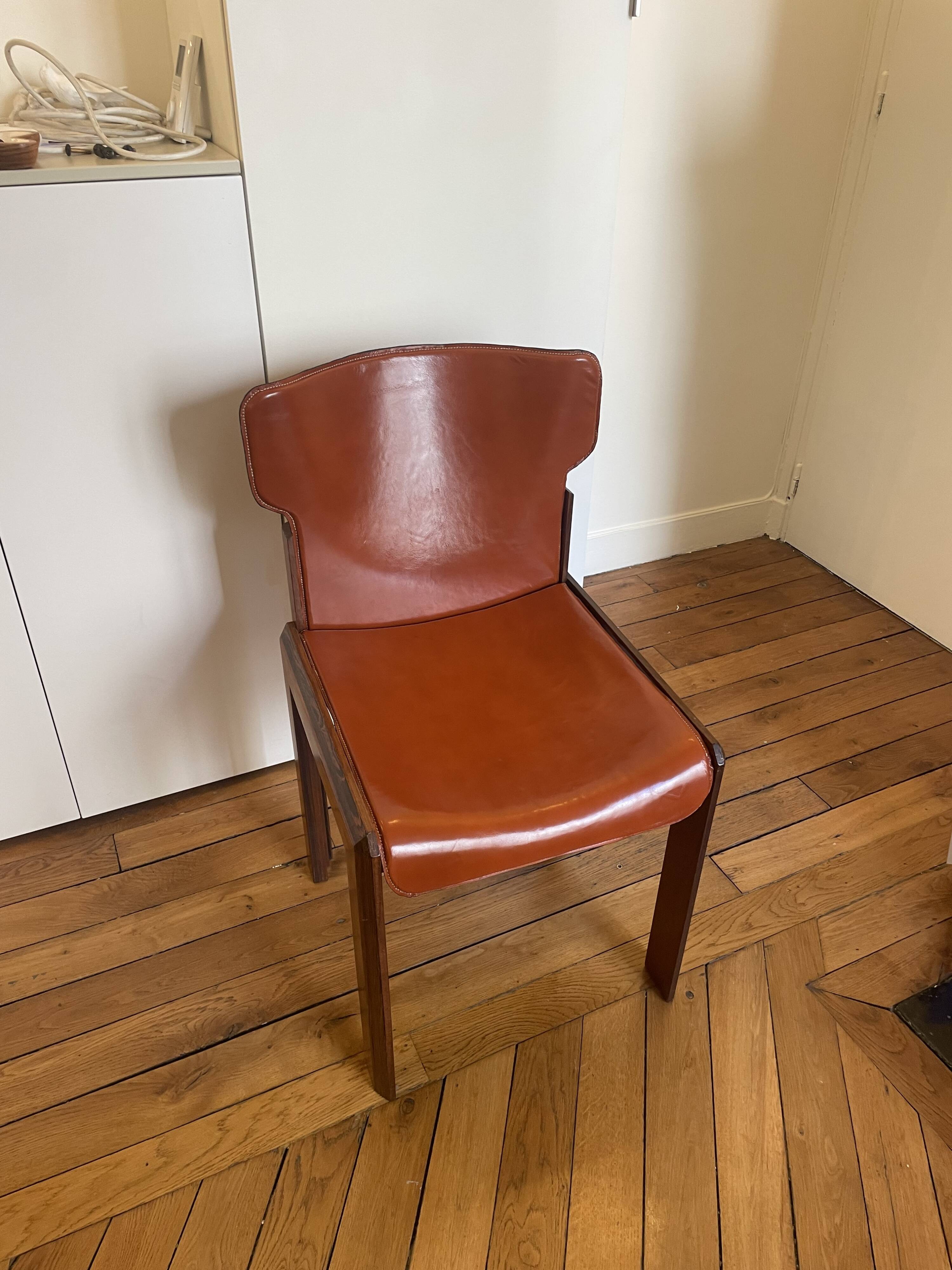 Set of 4 Paganini chairs — Luciano Frigerio for Frigerio di Desio, I