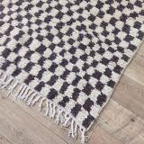Handmade wool Berber rug 256x150 cm