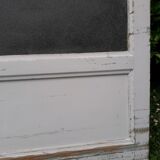 Porte vintage vitrages translucides