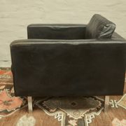 Fauteuil lounge en cuir COR Earls, années 1950
