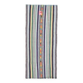 Tapis couloir vintage turc Oushak fait main en laine et coton marron 90x215 cm des années 1970