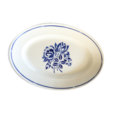 Badonviller 1930 oval dish, French manufacture, rare, authentic, table art