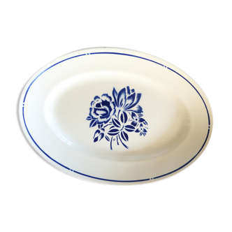 Badonviller 1930 oval dish, French manufacture, rare, authentic, table art