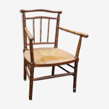 Bamboo armchair